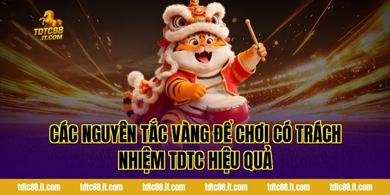 Các nguyên tắc vàng để chơi có trách nhiệm TDTC hiệu quả